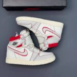 کفش نایک ایر جردن وان ساقدار رترو فانتوم جیم رد Nike Air Jordan 1 High Retro Phantom Gym Red