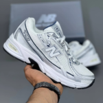 کفش نیوبالانس 740v2 سفید نقره ای New Balance 740v2 White Silver