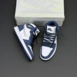 کفش نایک ایر جردن وان ساقدار رترو سرمه‌ای Nike Air Jordan 1 Retro High Navy