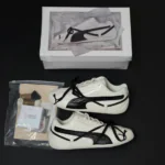 کفش پوما اسپیدکت پریمیوم ایکس روز سفید مشکی Puma Speedcat Premium X Rose White Black