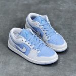 کفش نایک ایر جردن وان لو آبی یخی Nike Air Jordan 1 Low Ice Blue