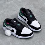 کفش نایک ایر جردن وان لو سبز مشکی Nike Air Jordan 1 Low Green Black