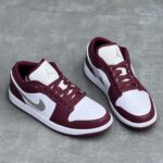 کفش نایک ایر جردن وان لو زرشکی Nike Air Jordan 1 Low Burgundy