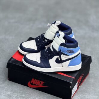 کفش نایک ایر جردن وان ساقدار ناپولی Nike Air Jordan 1 High Napoli