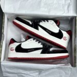 کفش نایک ایر جردن وان لو تراویس اسکات گوچی Nike Air Jordan 1 Low Travis Scott Gucci