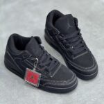 کفش نایک جردن۳ تراویس اسکات بلک کت Nike Air Jordan 3 Travis Scott Black Cat