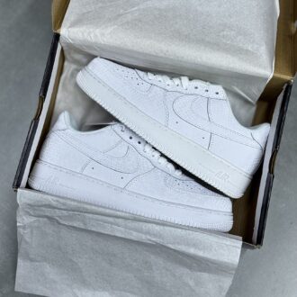 کفش نایک ایر فورس وان تمام سفید نوکتا Nike Air Force 1 NOCTA Triple White
