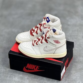 کفش نایک ایر جردن وان ساقدار دوبندی Nike Air Jordan 1 High Double Lace