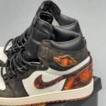 کفش نایک ایر جردن وان ساقدار پوست مار دراگون Nike Air Jordan 1 High Dragon Snakeskin