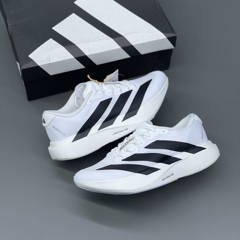 کفش آدیداس آدیزیرو سفید مشکی Adidas Adizero White Black کفش آدیداس آدیزیرو سفید مشکی Adidas Adizero White Black