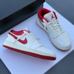 کفش نایک ایر جردن وان لو یاقوتی Nike Air Jordan 1 Low Ruby