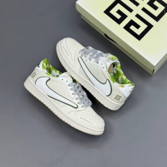 کفش نایک ایر جردن وان لو تراویس اسکات ژیوانشی Nike Air Jordan 1 Low Travis Scott Givenchy