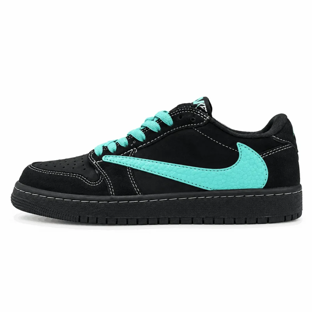 کفش نایک ایر جردن وان لو تراویس اسکات تیفانی Nike Air Jordan 1 Low Travis Scott Tiffany