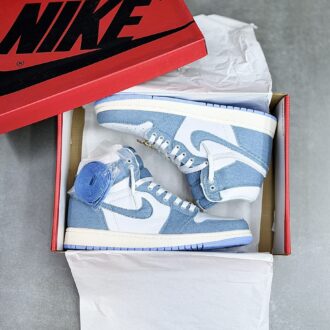 کفش نایک ایر جردن وان ساقدار دنیم Nike Air Jordan 1 High Denim